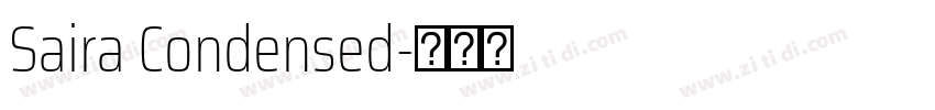Saira Condensed字体转换
